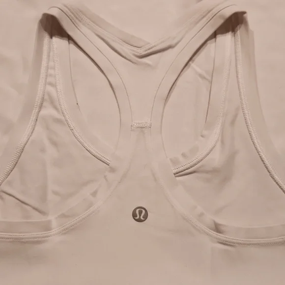 lululemon White Racerback Tank Top - Picture 4 of 7
